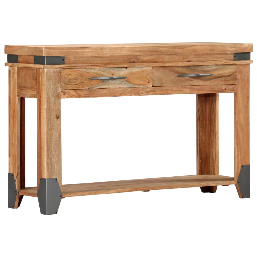 Console Table 120x35x75 cm Solid Acacia Wood