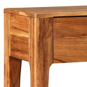 Console Table Solid Wood 118X30X80 Cm