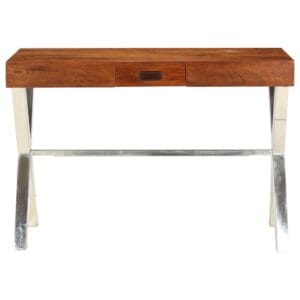 Desk Solid Acacia Wood Sheesham Finish 110x50x76 cm