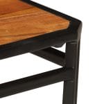 Dining Chairs 2pcs Solid Acacia Wood Sheesham Finish 43x43x90cm 7