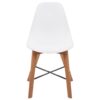 Dining Chairs 4 pcs Acacia Wood White