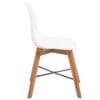 Dining Chairs 4 pcs Acacia Wood White