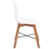 Dining Chairs 4 pcs Acacia Wood White