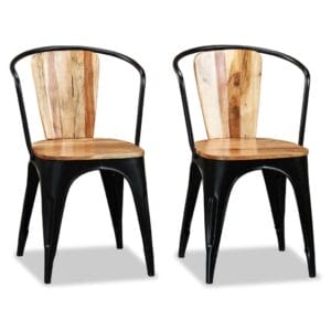 Dining Chairs 4 pcs Solid Acacia Wood