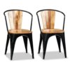 Dining Chairs 4 pcs Solid Acacia Wood