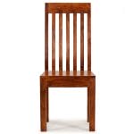 Dining Chairs 4 pcs Solid Wood with Sheesham Finish Modern 3