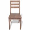 Dining Chairs 6 pcs Solid Acacia Wood 42x49x90 cm
