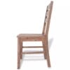 Dining Chairs 6 pcs Solid Acacia Wood 42x49x90 cm