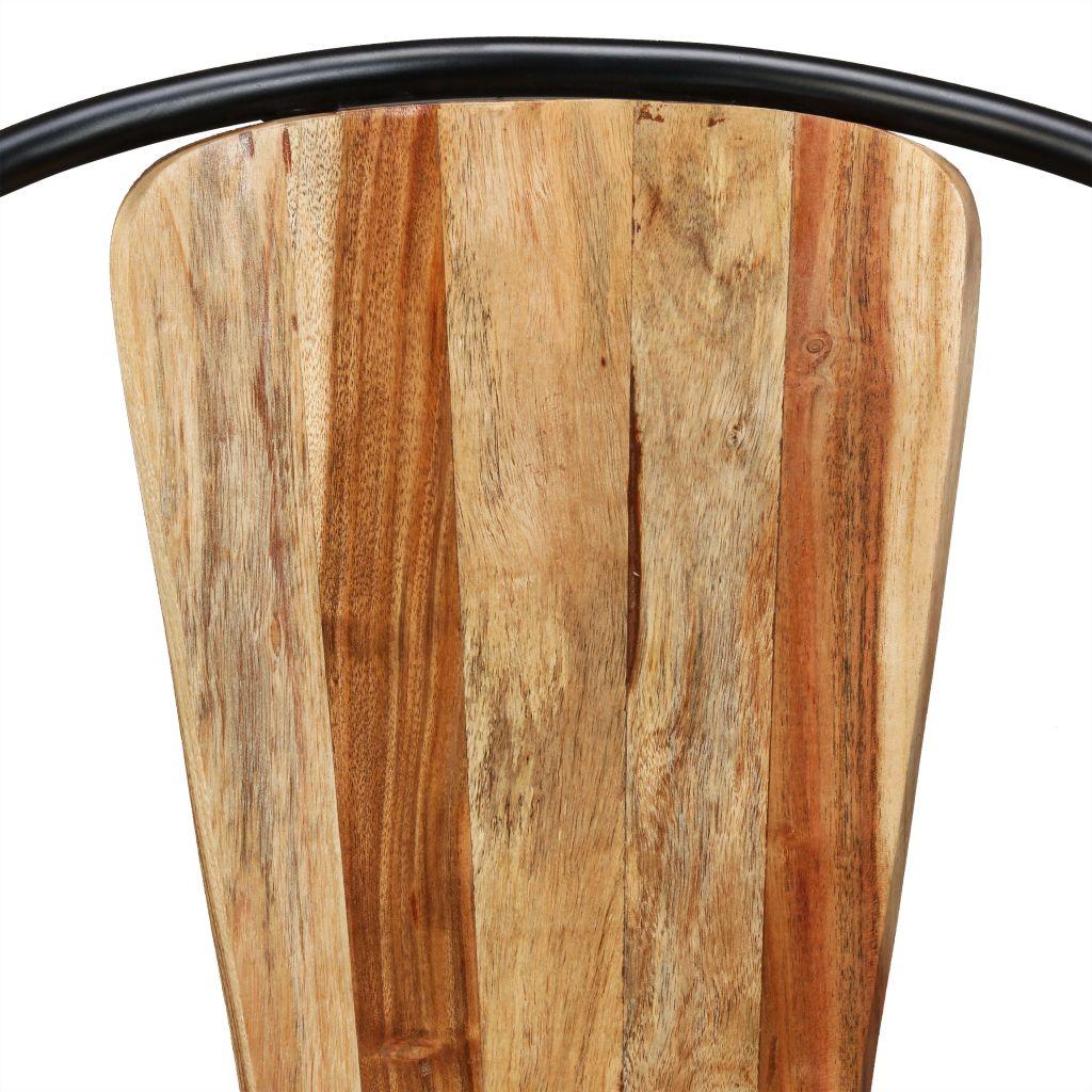 Dining Chairs 6 pcs Solid Acacia Wood