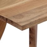 Dining Table 120x58x76 cm Solid Acacia Wood 6