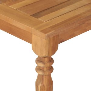 Dining Table 150X90X75 Cm Solid Acacia Wood