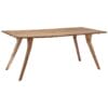 Dining Table 180x88x76 cm Solid Acacia Wood