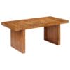 Cubic Acacia Wood Dining Table 180x90x75cm