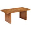 Cubic Acacia Wood Dining Table 180x90x75cm