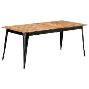 Dining Table 180x90x76 cm Solid Acacia Wood