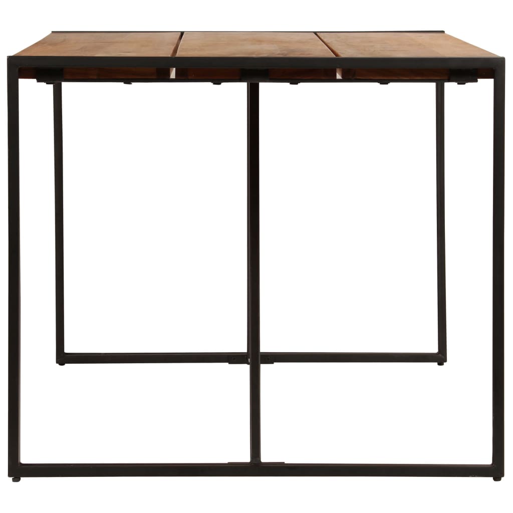 Dining Table Solid Acacia Wood with Sheesham Finish 180x90x76cm