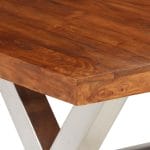 Dining Table Solid Wood with Sheesham Finish 180x90x76 cm 6