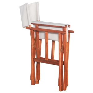 Director'S Chairs 2 Pcs Solid Acacia Wood