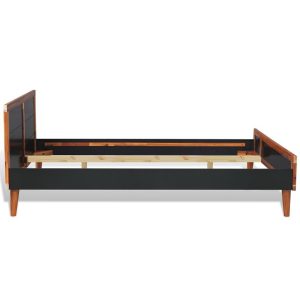 Four Piece Bedroom Furniture Set Solid Acacia Wood 180X200 Cm