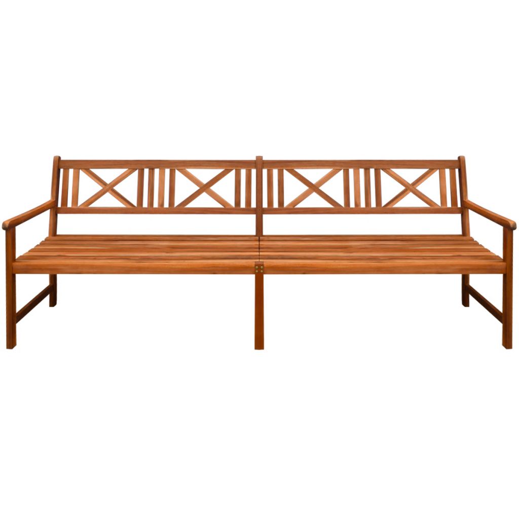 Garden Bench 240 cm Solid Acacia Wood