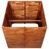 Garden Planter Acacia Wood 100x100x100 cm