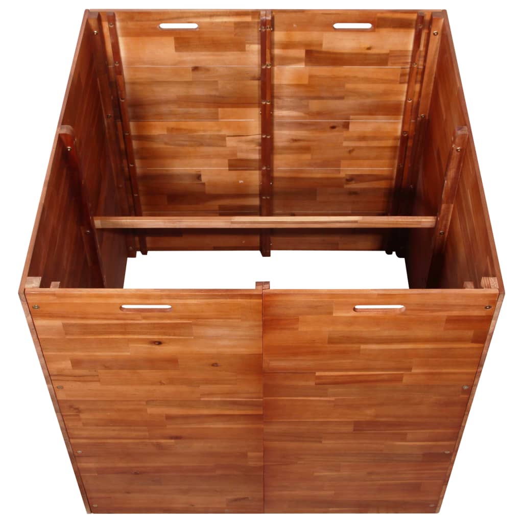 Garden Planter Acacia Wood 100x100x100 cm