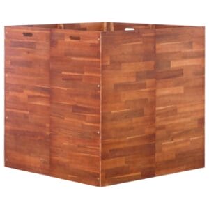 Garden Planter Acacia Wood 100x100x100 cm