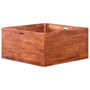 Garden Planter Acacia Wood 100x100x50 cm