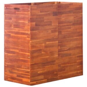 Garden Planter Acacia Wood 100x50x100 cm