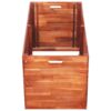 Garden Planter Acacia Wood 100x50x50 cm