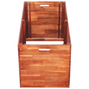 Garden Planter Acacia Wood 100x50x50 cm
