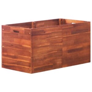 Garden Planter Acacia Wood 100x50x50 cm