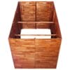 Garden Planter Acacia Wood 150x100x100 cm
