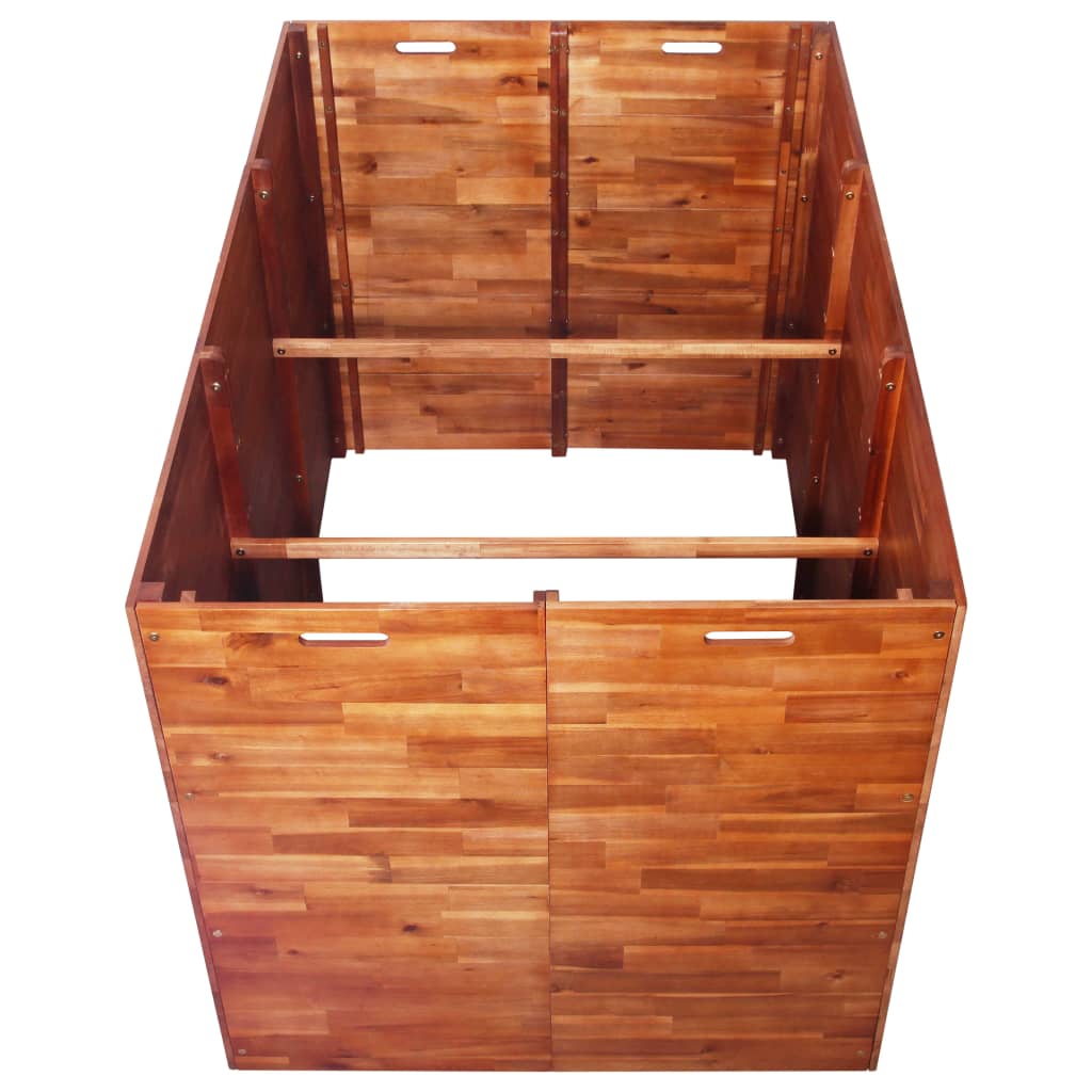 Garden Planter Acacia Wood 150x100x100 cm