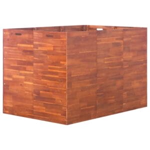 Garden Planter Acacia Wood 150x100x100 cm