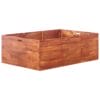Garden Planter Acacia Wood 150x100x50 cm