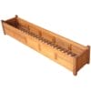 Garden Planter Acacia Wood 150x30x25 cm