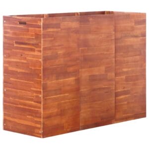 Garden Planter Acacia Wood 150x50x100 cm