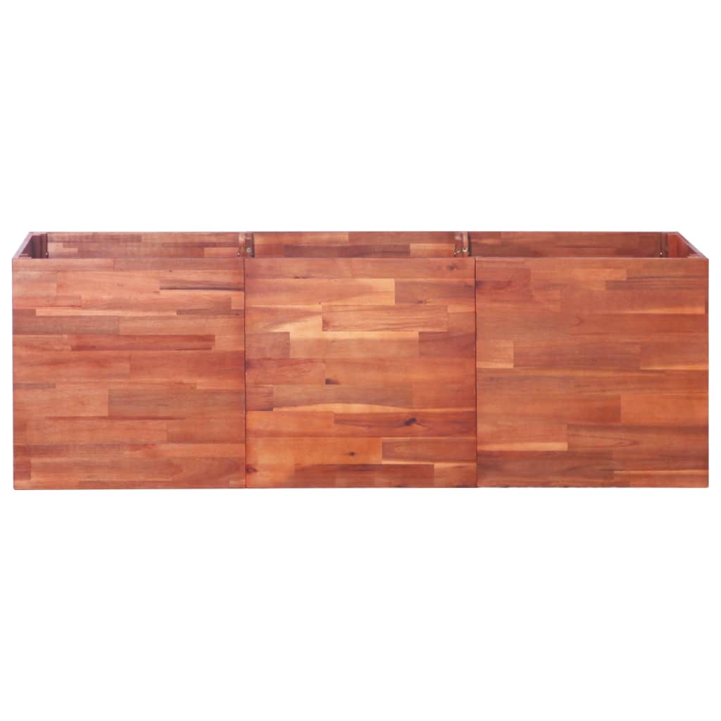 Garden Planter Acacia Wood 150x50x50 cm