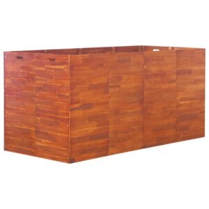 Garden Planter Acacia Wood 200x100x100 cm