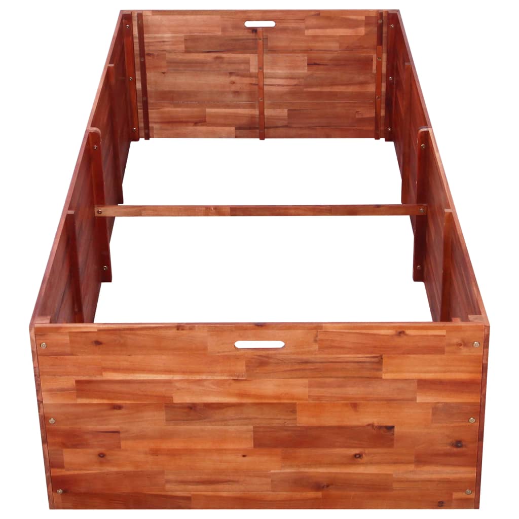Garden Planter Acacia Wood 200x100x50 cm