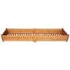 Garden Planter Acacia Wood 200x50x25 cm
