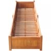 Garden Planter Acacia Wood 200x50x25 cm