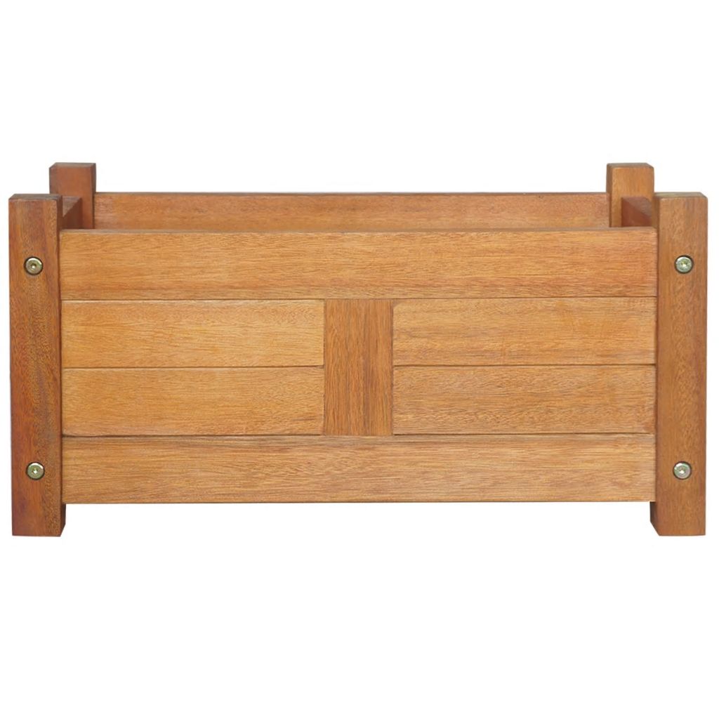 Garden Planter Acacia Wood 50x25x25 cm