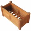 Garden Planter Acacia Wood 50x25x25 cm