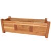 Garden Planter Acacia Wood 76x27.6x25 cm