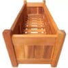 Garden Planter Acacia Wood 76x27.6x25 cm