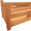 Garden Planter Acacia Wood 76x27.6x25 cm