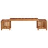 Garden Planter Bench Solid Acacia Wood 180x40x44 cm