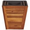 Garden Planter Set 3 Pieces Square Solid Acacia Wood